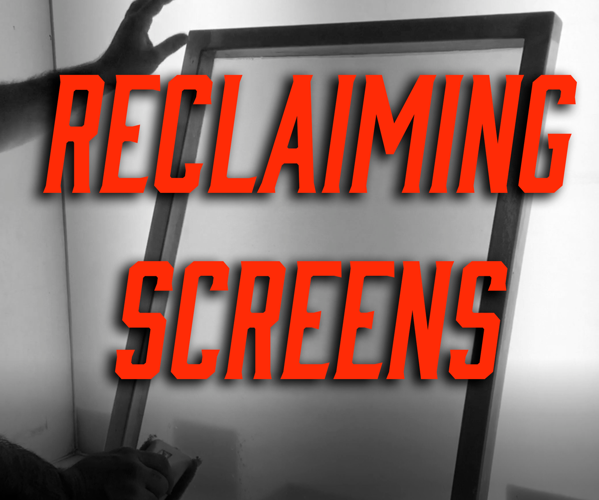 4 Steps to Reclaim Screen Printing Screens the Right Way – Learn